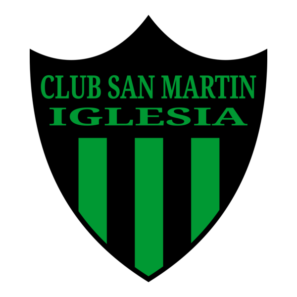 Club Atlético San Martín Iglesia de Rodeo San Juan Logo PNG Vector