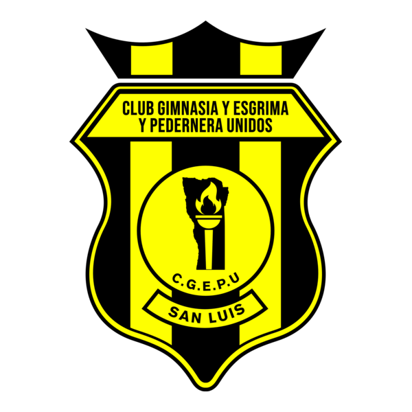 Club Gimnasia y Esgrima y Pedernera Unidos Logo PNG Vector
