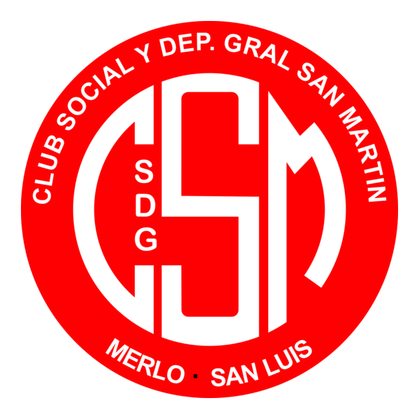 Club Social y Deportivo General San Martín Logo PNG Vector