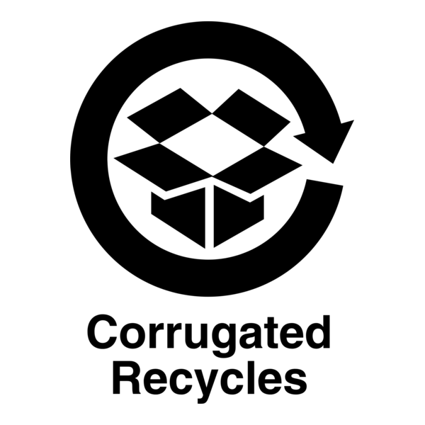 Corrugated Recycles Logo PNG Vector