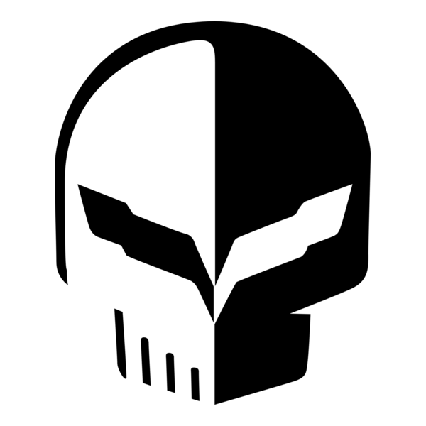 Corvette Skull Logo PNG Vector