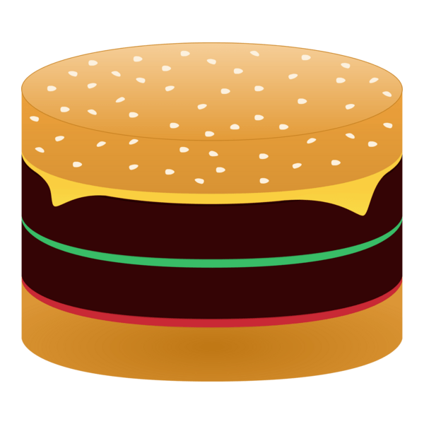 Delicious Burger Logo PNG Vector