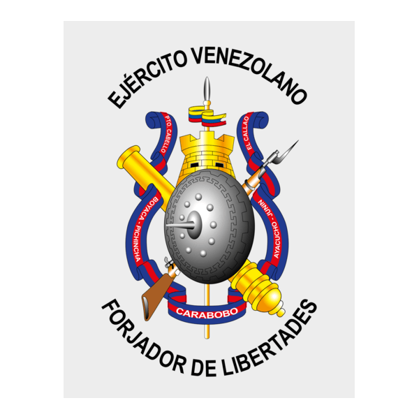 Ejercito De Venezuela Escudo Logo PNG Vector