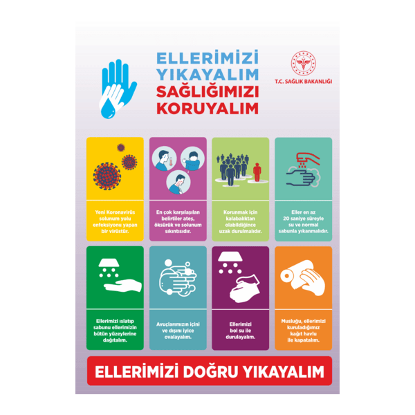 ELLERİNİZİ SIK YIKAYINIZ Logo PNG Vector