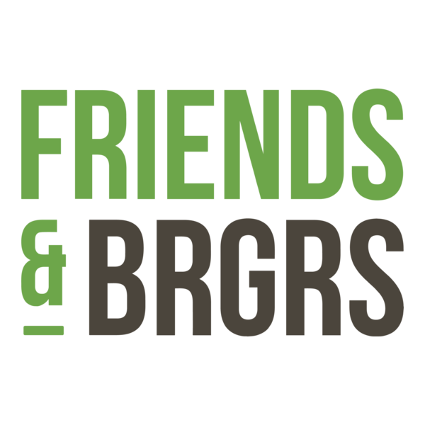 Friends & Brgrs Logo PNG Vector