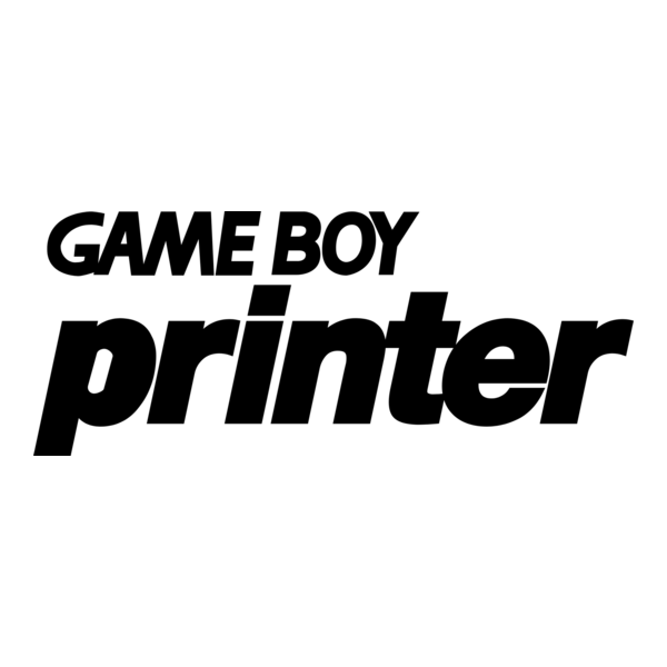 Game Boy Printer Logo PNG Vector