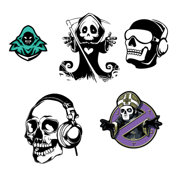 Ghost Logo PNG Vector