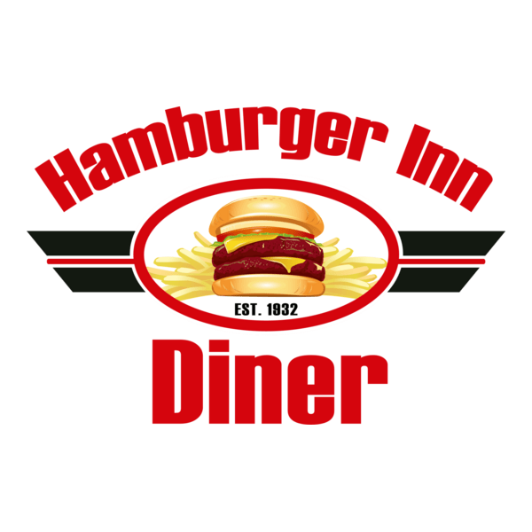 Hamburger Inn Diner Logo PNG Vector