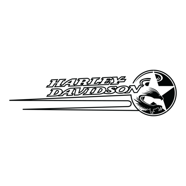 Harley Davidson eagle Logo PNG Vector