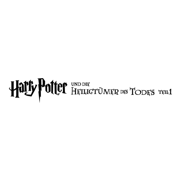 Harry Potter und die Heiligtümer des Todes Teil 1 Logo PNG Vector