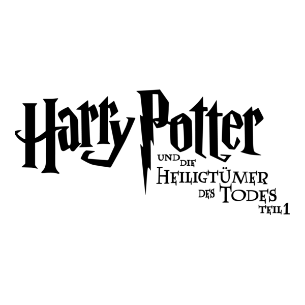 Harry Potter und die Heiligtümer des Todes Teil 1 Logo PNG Vector