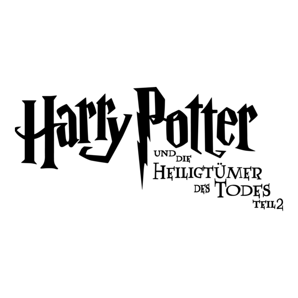 Harry Potter und die Heiligtümer des Todes Teil 2 Logo PNG Vector