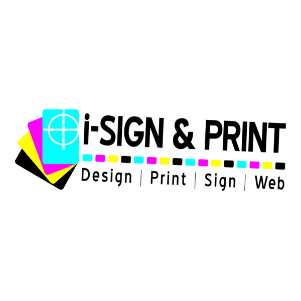 i sign and print Logo PNG Vector