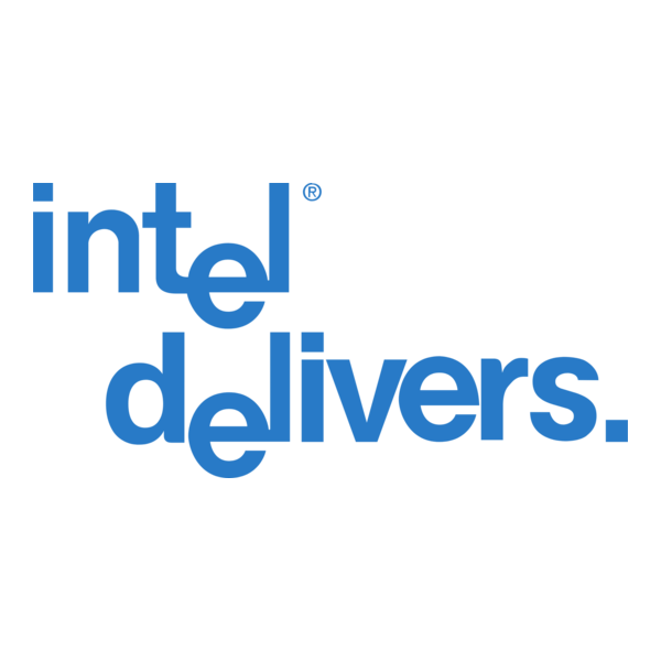 Intel Delivers Logo PNG Vector