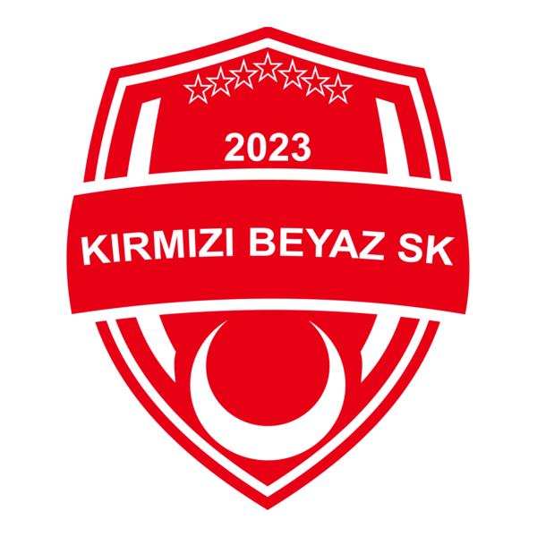 Kırmızı Beyaz Spor Logo PNG Vector