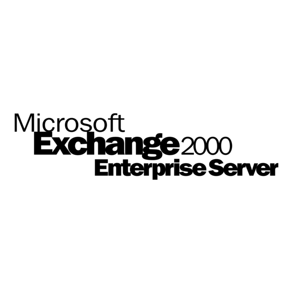 Microsoft Exchange 2000 Enterprise Server Logo PNG Vector