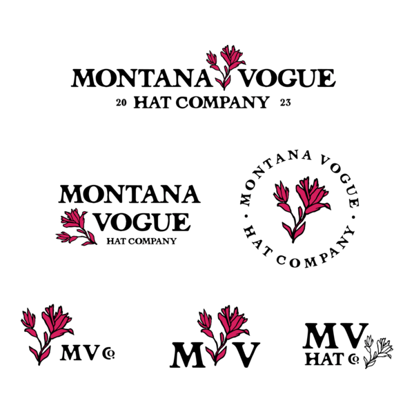 Montana Vogue Hat Company Logo PNG Vector