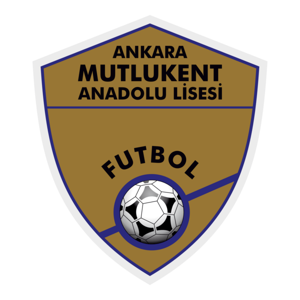 MUTLUKENT ANADOLU LİSESİ Futbol Takımı Logo PNG Vector