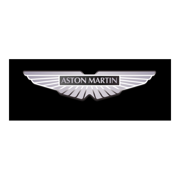 New Aston Martin Black Labeled Logo PNG Vector