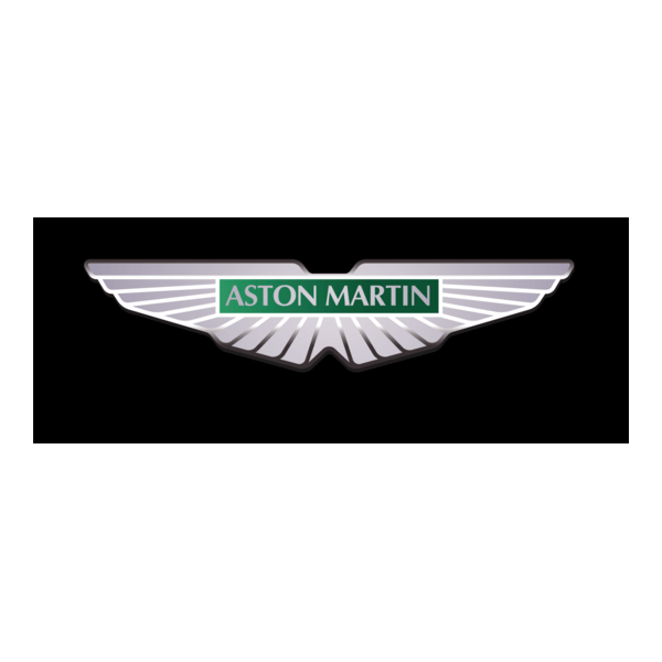 New Aston Martin Green Labeled Logo PNG Vector