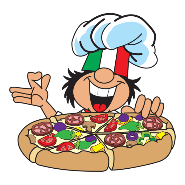 Pizza Chef Logo PNG Vector