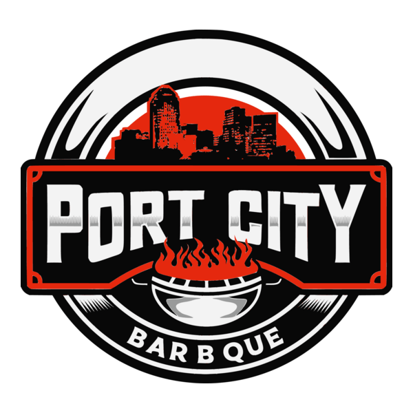 Port City BBQ Logo PNG Vector