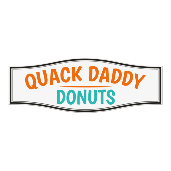 Quack Daddy Donuts Logo PNG Vector