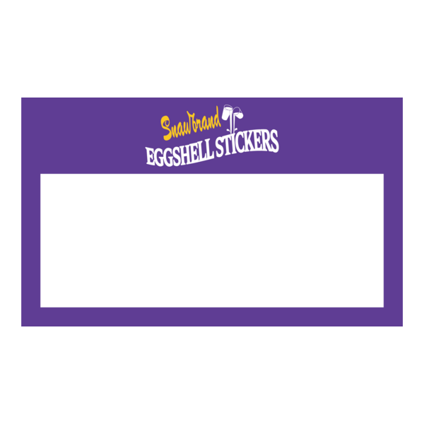 Snaw Brand - Cadbury Blank Eggshell Sticker Logo PNG Vector