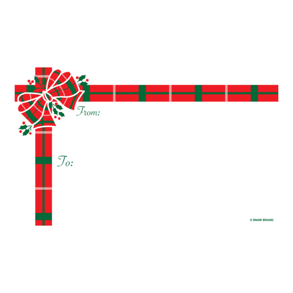 Snaw Brand - Christmas '23 Blank Eggshell Sticker Logo PNG Vector