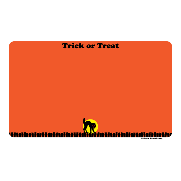 Snaw Brand - Halloween '23 Blank Eggshell Sticker Logo PNG Vector