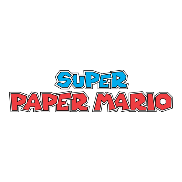 Super Paper Mario Logo PNG Vector