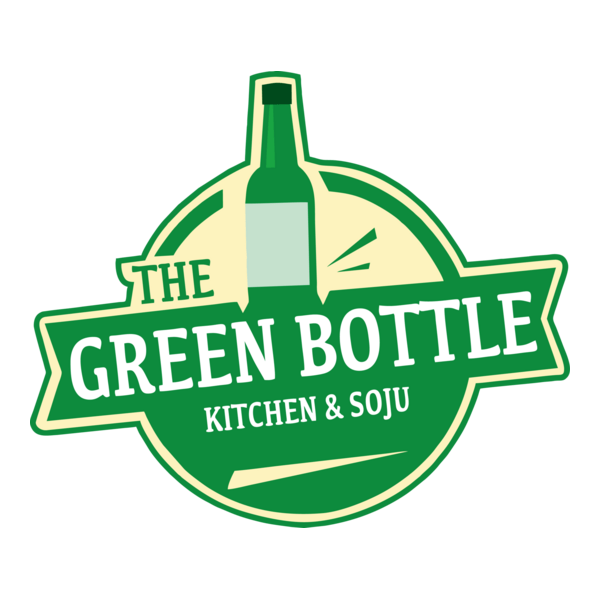 The Green Bottle Logo PNG Vector