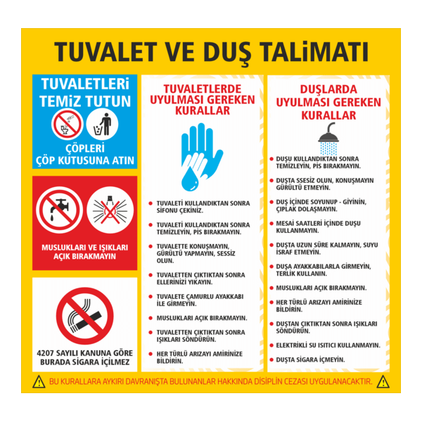 TUVALET VE DUŞ TALİMATLARI Logo PNG Vector