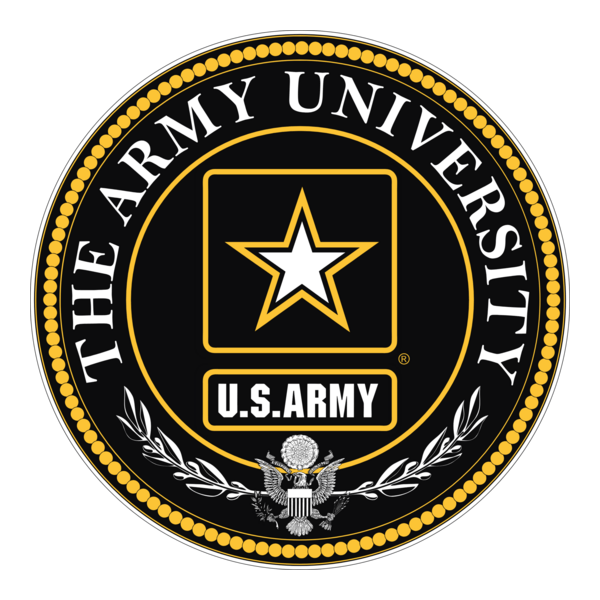 US Army University Logo PNG Vector