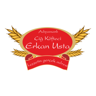 Adıyamanlı Çiğ Köfteci Erkan Usta Logo PNG Vector