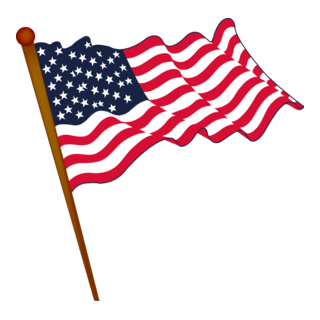 American Flag Logo PNG Vector