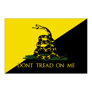 Anarcho Gadsden Flag Logo PNG Vector