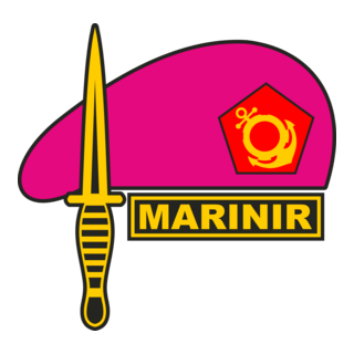 BARET TNI MARINIR Logo PNG Vector