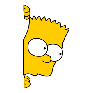 Bart os Simpsons Logo PNG Vector