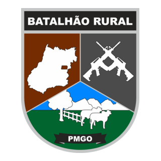 Batalhão Rural PMGO - Policia Militar de Goiás Logo PNG Vector