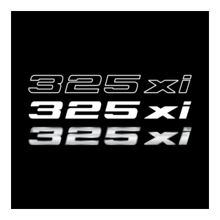 BMW 325 Xi Logo PNG Vector