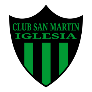 Club Atlético San Martín Iglesia de Rodeo San Juan Logo PNG Vector