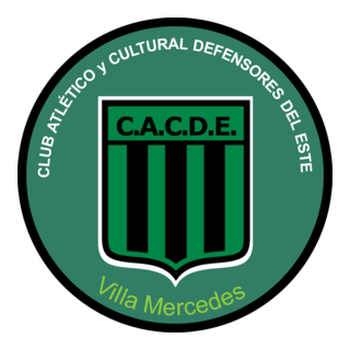 Club Atlético y Cultural Defensores del Este Logo PNG Vector