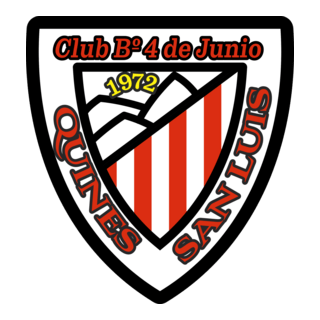 Club Barrio 4 de Junio de Quines San Luis Logo PNG Vector