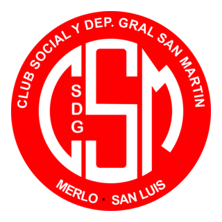 Club Social y Deportivo General San Martín Logo PNG Vector