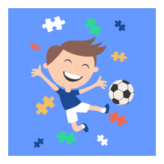 CRIANÇA JOGANDO BOLA Logo PNG Vector