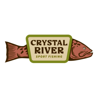 Crystal River Sport Fishing Logo PNG Vector