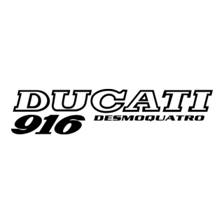 Ducati 916 Logo PNG Vector