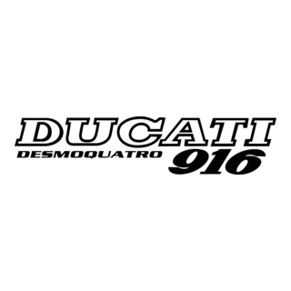 Ducati 916 Logo PNG Vector