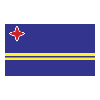 Flag of Aruba Logo PNG Vector